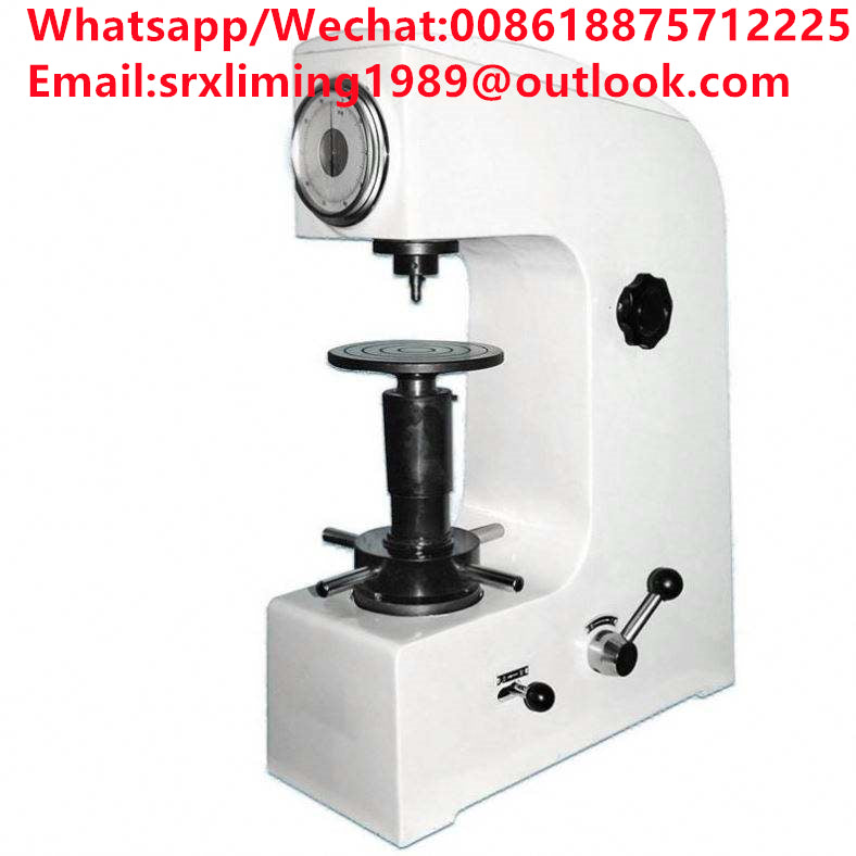 Manual Alloy Metal Rockwell Hardness Tester Durometer Rockwell Hardness Testing Machine Measuring Instrument