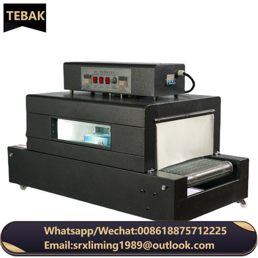TEBAK Heat Shrinking Tunnel Packaging Machine Cheap Plastic Film Bottle Can Shrinking Machine Wrapping Packaging Machine