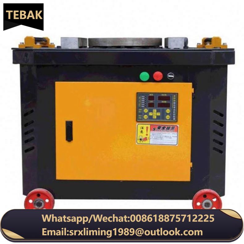 TEBAK Rebar Bending Machine High Performance 6 40 Mm Carbon Auto Metal Steel Key MOTOR Power Bar Bending Machine