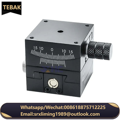GFG40 GFWG40 X Axis XY Axis 40mm Sliding Table Manual Radian Angle Table Goniometer Swing Table Measurement Displacement Radian
