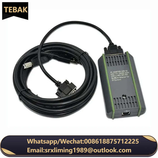TEBAK CNC USB-MPI PPI for S7-200/300/400 PLC Programming Cable PC Adapter USB A2 6GK1571-0BA00-0AA0 PC Adapter for S7 System