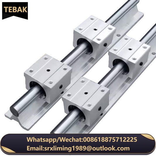 TEBAK D-25 SBR Series Aluminum Support Rail Linear Guide Linear Shaft Guide Rail SBR SBR UU  LUU Shaft Diameter 12mm for CNC
