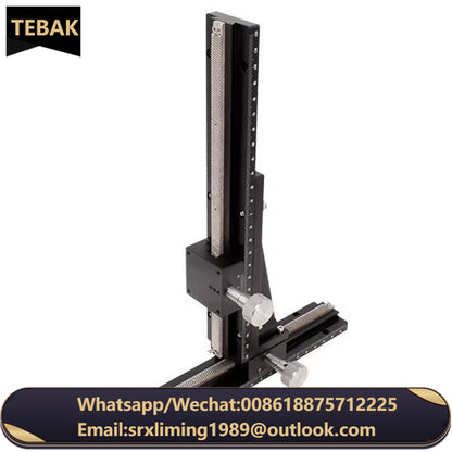 PT-DN25 PT-DN40 PT-DZ Long-stroke Gear-rack Slide Table, Manual Translation Stage, Precision Displacement Fine-adjustment Frame