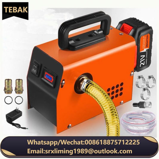 Self Absorbing Lithium Battery Oil Pump 850W Fuel Transfer Pump Diesel Kerosene Electric Fuel Dispenser Refueling Machine