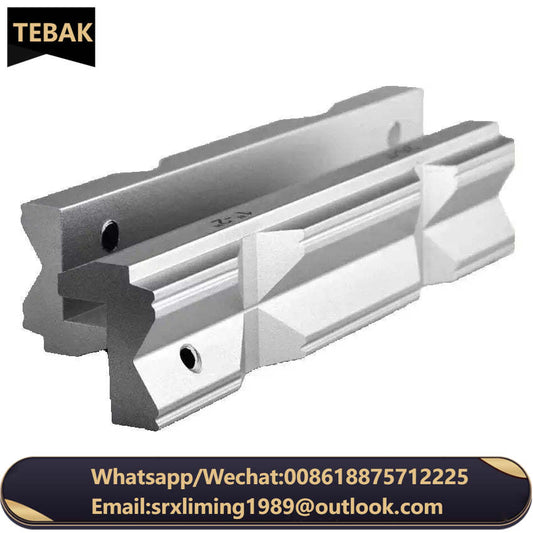 CNC Milling Steel Vise Hard Jaw Fixture V-Type Jaw Aluminum Alloy 4" or 6"  1Set