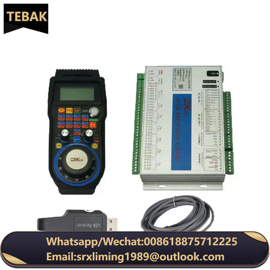 TEBAK CNC Mach3 Controller Ethernet Breakout Board MKX-ET Specialfication 3/4/6 Axis WHB04B-4/6 Wireless Handhotel 2000KHz