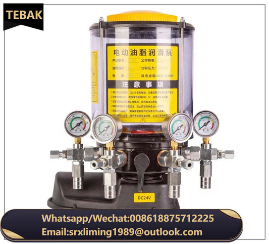 Electric grease pump, mixer construction machinery grease pump, 24V 220V 380V fully automatic Butter fueling pump 12V 110V