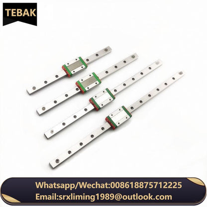 TEBAK D-23 MGN15 MGN15H Length 100mm 200 300 400 500 600mm 700mm 800mm 900mm 1000mm Small Linear Guide Rail Linear Guides Kit