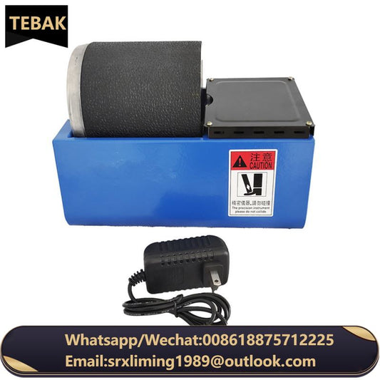 Small Automatic Silicone Roller Polishing Jewelry Tools Equipment Micro Polishing Tumbler Small Rock Tumbler Polishing Machine