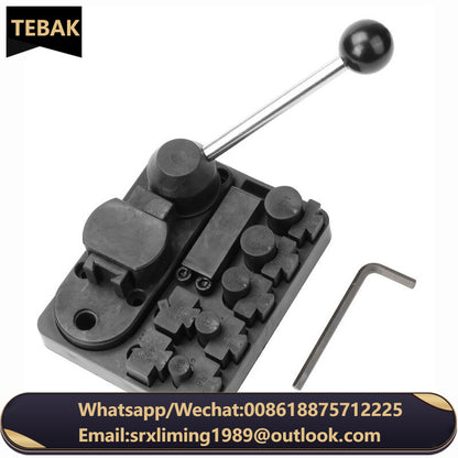 TEBAK Small Manual Metal Jewelry Bender Goldsmith Craft Processing Kit Ring Repair Tools Ring Bending Machine