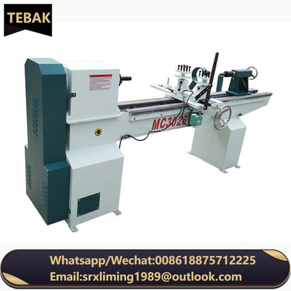 A TEBAK Supplier High Quality Small Profiling Wood Lathe Hand Movement Wood Lathe Machine