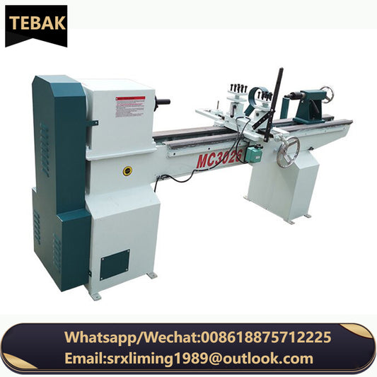 A TEBAK Supplier High Quality Small Profiling Wood Lathe Hand Movement Wood Lathe Machine