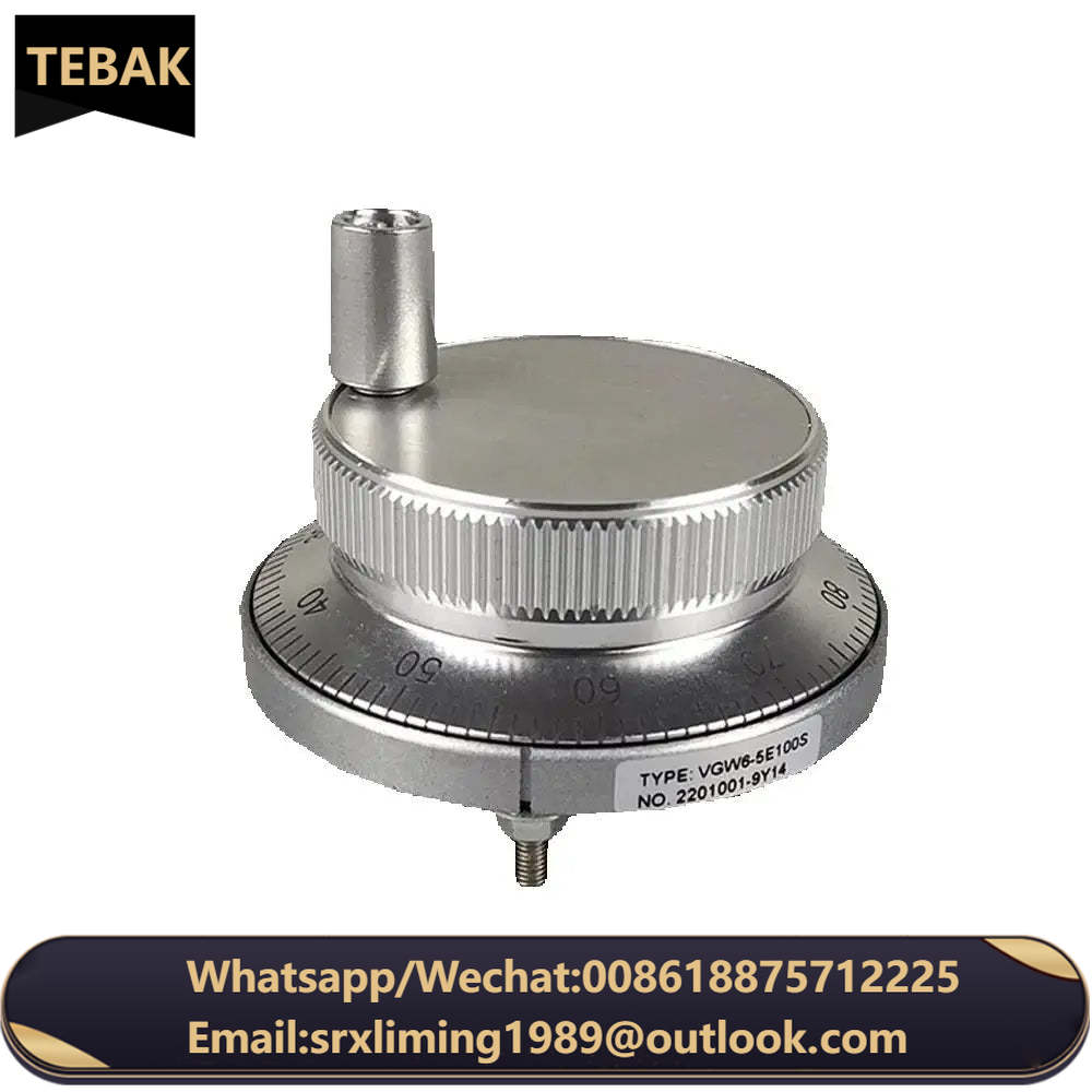 4 terminal 6 terminal CNC pulse generator handwheel 5V 60mm 100PPR manual pulse generator handwheel rotary encoder electronic