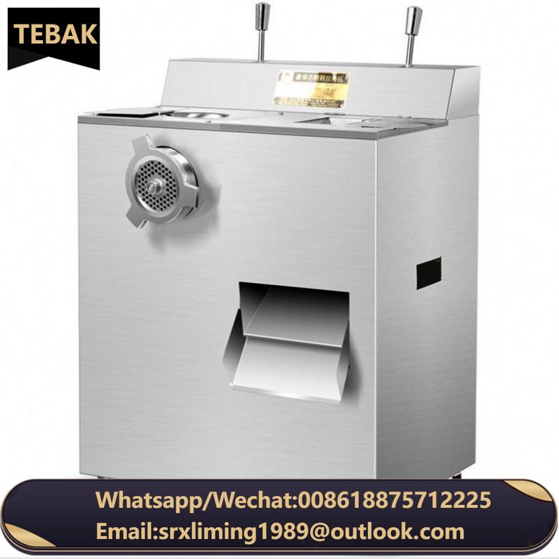 TEBAK Meat Grinder Functional Stainless Steel Chicken Fish Cattle Sheep Pork Automatic Commercial Home Meat Cutting Machine